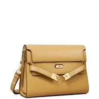 Lee Radziwill Shoulder Bag, Dark Sand