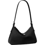 nylon-small-zip-top-shoulder-bag-black
