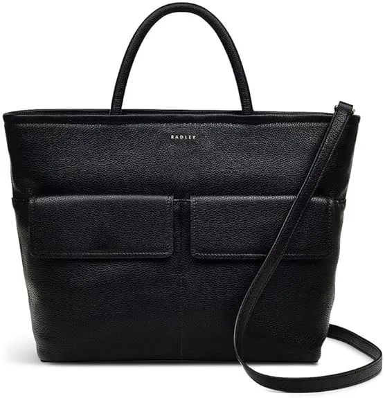 RADLEY London Brompton Crescent Women's Medium Leather Ziptop Satchel Bag