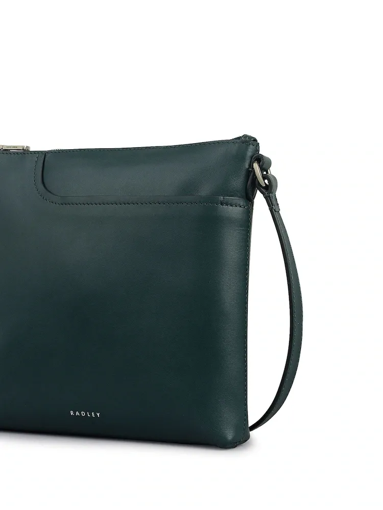 Radley Dark Green Pockets Small Cross-Body Bag - Image 4