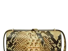 Tory Bruch eleanor exotic small shoulder bag