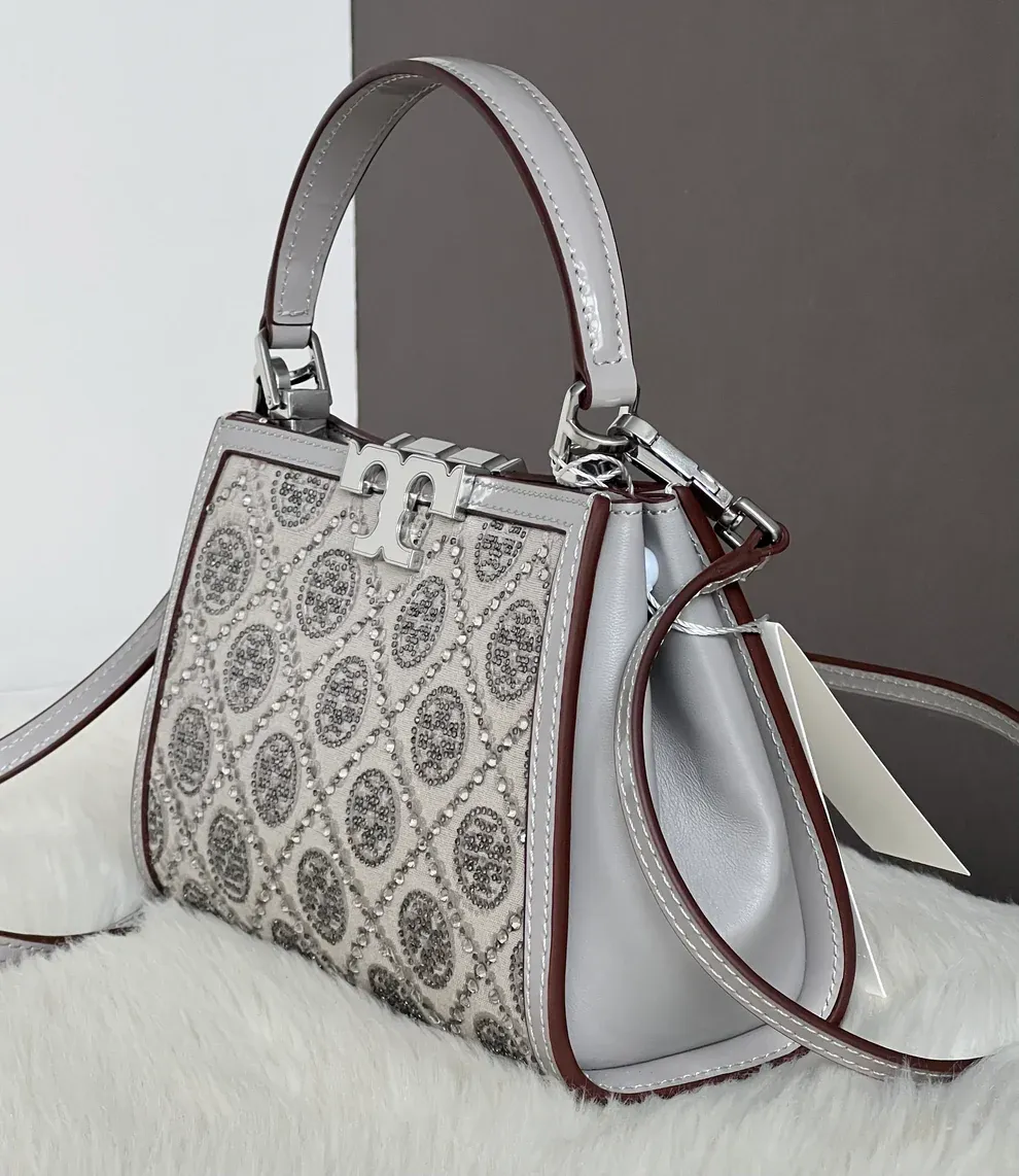 Eleanor T Monogram Hotfix Mini Satchel - Image 3