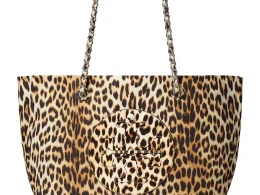 Ella Animal Print Tote Bag