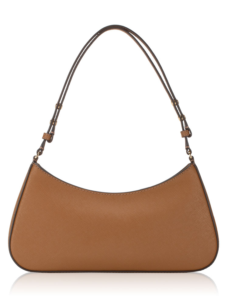 Tory Burch Emerson Smooth Shoulder Bag, Rich Walnut - Image 2