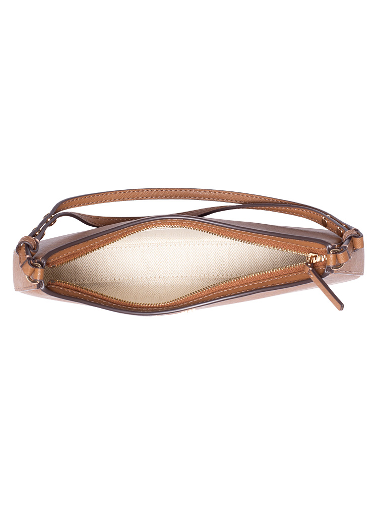 Tory Burch Emerson Smooth Shoulder Bag, Rich Walnut - Image 3