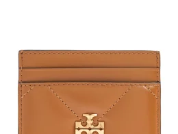 Kira quilted-logo cardholder