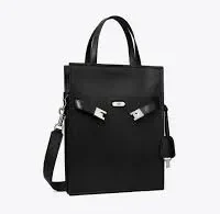 Tory Burch Small Lee Radziwill Shopper Bag black