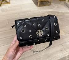 Tory Burch Willa Grommets Chain Wallet